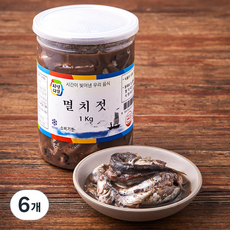 자연다감 멸치젓, 1kg, 6개