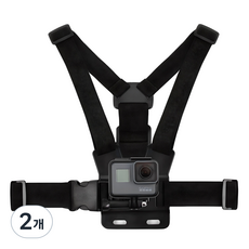 액션캠 체스트 하네스 마운트, 2개