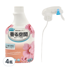 KOjIMA 環境除臭噴霧 清香山櫻, 400ml, 4瓶