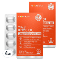 naturalplus 長效維他命C 1000 37.5g, 30錠, 4個