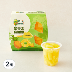 FruitMoji 후룻컵 파인애플, 198g, 2개, 4개입