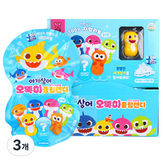 Taeyang Life Health 碰碰狐鯊魚寶寶不倒翁翻轉糖果 隨機出貨, 木糖醇, 3個