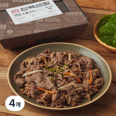 정육생활 양념 소불고기, 500g, 4개