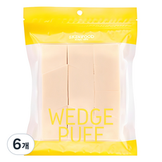 스킨푸드 웨지 퍼프 대용량, 6개
