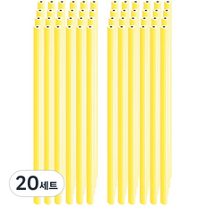 YOUNG ART 花朵鉛筆 B 愛心, 黃色, 240個