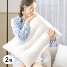 슬립앤슬립 데일리 경추 베개솜, 화이트, 2개