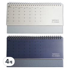OXFORD 노트 PP 주간플래너 탁상용 60p, 랜덤발송, 4개
