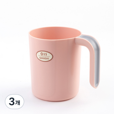 蒙德斯波特 世紀中期彩色浴室漱口杯 YY57502, 3個, 粉紅色