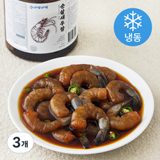 바담바담 순살 간장 새우장 (냉동), 3개, 600g