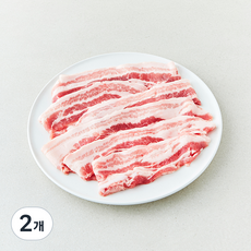 목우촌 한돈 생대패 삼겹살 (냉장), 2개, 500g
