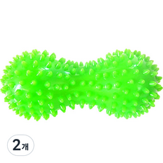 휴대용 근육이완 맛사지볼 피넛, 2개, 그린