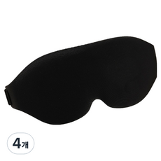 Luneta Good Sleep睡眠眼罩 黑色, 4個, 1入