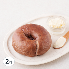 훕훕베이글 딥초콜릿 베이글, 140g, 1개입, 2개
