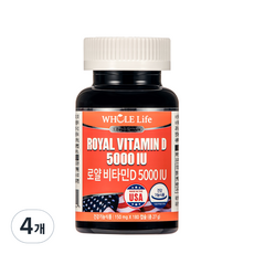 홀라이프 로얄 비타민D 5000 IU 27g, 4개, 180정