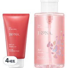 JKONA Puri Salt卸妝水 500ml+洗面乳 250ml組 2種, 4組