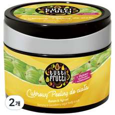 tutti frutti FARMONA 香蕉醋栗香身體糖磨砂膏, 300g, 2個