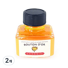 제이허빈 만년필 칼라잉크 30ml, 부통도르/미디엄옐로우 53, 2개