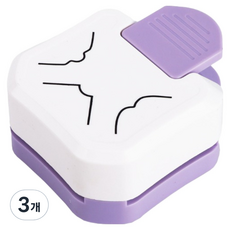 Noverana 邊角打孔器, 3個, 波浪