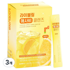 라이블링 애사비 클렌즈 레몬맛 30개입, 450ml, 3개