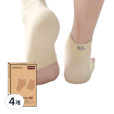 awesomewell 腳跟保護W襪, 2入, 4個
