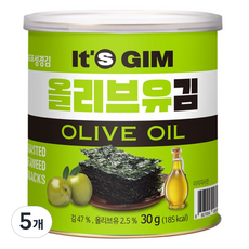 지도표성경 이츠김 올리브 캔김, 30g, 5개
