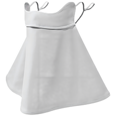 OCEANSUNFISH 加長款 透氣面紗/防曬面罩, 112 x 29cm, 月岩灰