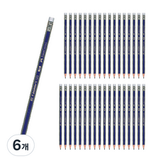 FABER-CASTELL 輝柏 Gold Fab橡皮擦鉛筆 116802 2B 12支入, 單色, 6個