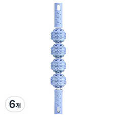 Tidy Home 涼感刮痧用品 4球按摩棒, 藍色, 6個