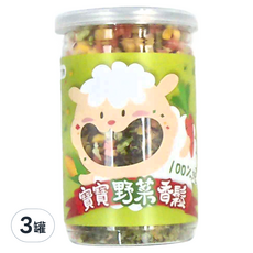 飯友 寶寶野菜香鬆, 100%純蔬菜, 45g, 3罐