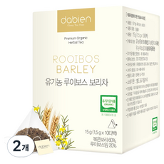 다비앙 유기농 루이보스 보리차, 1.5g, 10개입, 2개