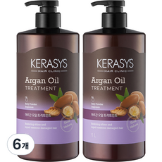 KERASYS 椰子/摩洛哥堅果油護髮素 1L*2個 摩洛哥堅果油, 1L, 6個