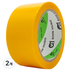 Shin Hung 頂級冷凍冷藏Lava膠帶 黃色 50m, 2個