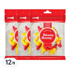 Weeny Beeny 雞爪造型軟糖 覆盆子口味, 50g, 12包