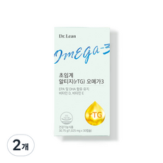 Dr.Lean 超臨界 rTG 歐米茄-3, 30錠, 2個