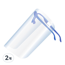 作業用臉部防護鏡片可更換式安全護目面罩, 2個