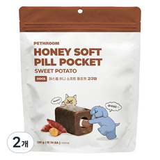 강아지 페스룸 허니 소프트 필포켓 30p, 고구마, 120g, 2개