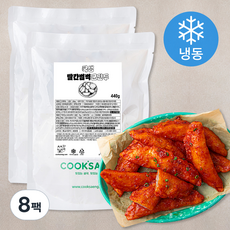쿡생 빨간범벅 군만두 (냉동), 440g, 8팩