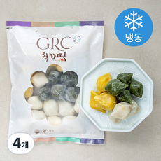 착한떡 3색 송편 (냉동), 600g, 1개입, 4개