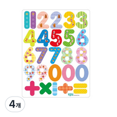 로제타 자석글자 숫자, 4개, 27피스
