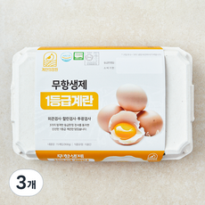 계란의정원 무항생제 1등급 계란, 15구, 3개