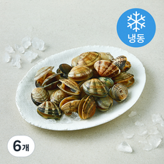바이오션 바지락 30/40 (냉동), 6개, 400g