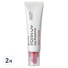 LEADERS 麗得姿 PDRN UV 防護潤唇蜜 SPF25 PA++, 10ml, 2個, 日常玫瑰