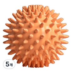 多功能刺蝟按摩球 6cm, 橘色, 5個