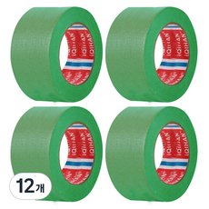 iQIHAN Dada 彩色遮蔽膠帶 綠色 50 mm x 20 m, 12個