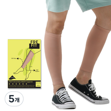 프레핏 의료기기 다리붓기개선 슬림앤릴렉스 메디핏 랩 압박스타킹 피치핑크, 5개, 종아리/무릎형