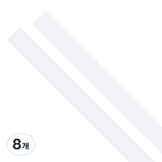 OON 열 수축 튜브 케이블 흰색 60mm x 1m, 8개