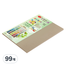 종이문화 뉴씨플레인 얇은 양면색상지 120g No 55 밍크색, 99개