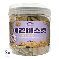 벨버드 애견 비스켓, 눈 눈물, 400g, 3개