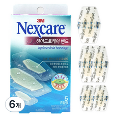 넥스케어 3M 하이드로케어 밴드 혼합형 5p, 6개