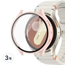 아이엠판다 갤럭시워치 액정보호 하드 풀커버 케이스, 핑크, 3개